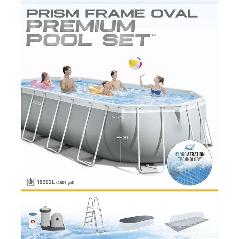 INTEX PSS PRISM FRAME OVA.610X305X122CM
