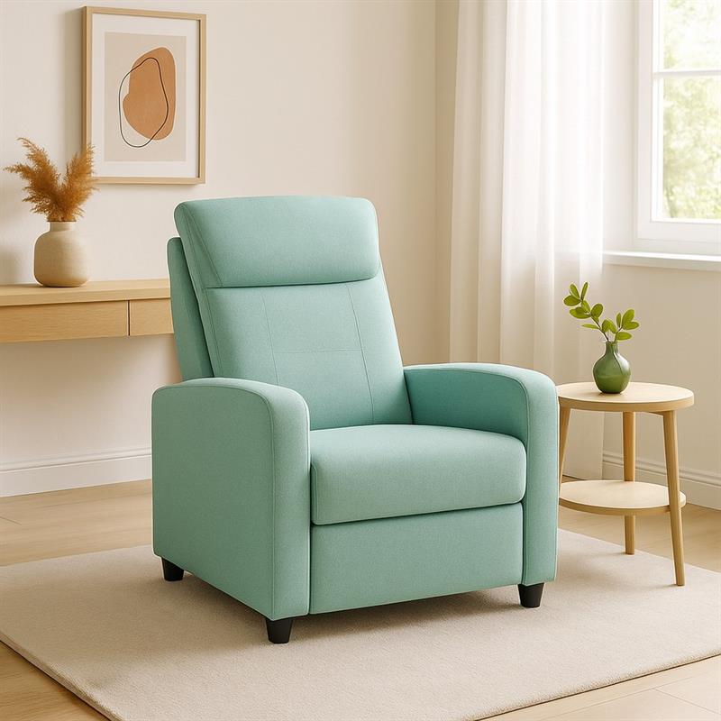 MARTA POLTRONA PUSH BACK VERDE ACQUA #17