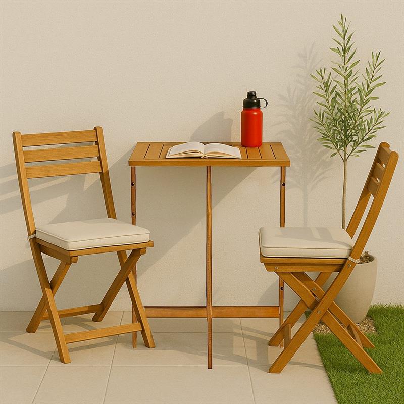 SET MELZO TAVOLO + 2 SEDIE