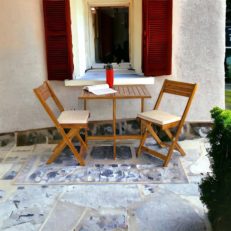 SET MELZO TAVOLO + 2 SEDIE