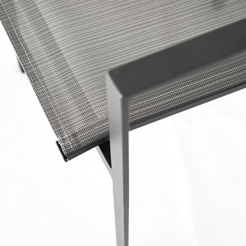 SALLY  SEDIA TEXILENE GRIGIO