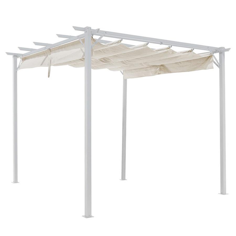 GAZEBO STEEL 286*286  BIANCO