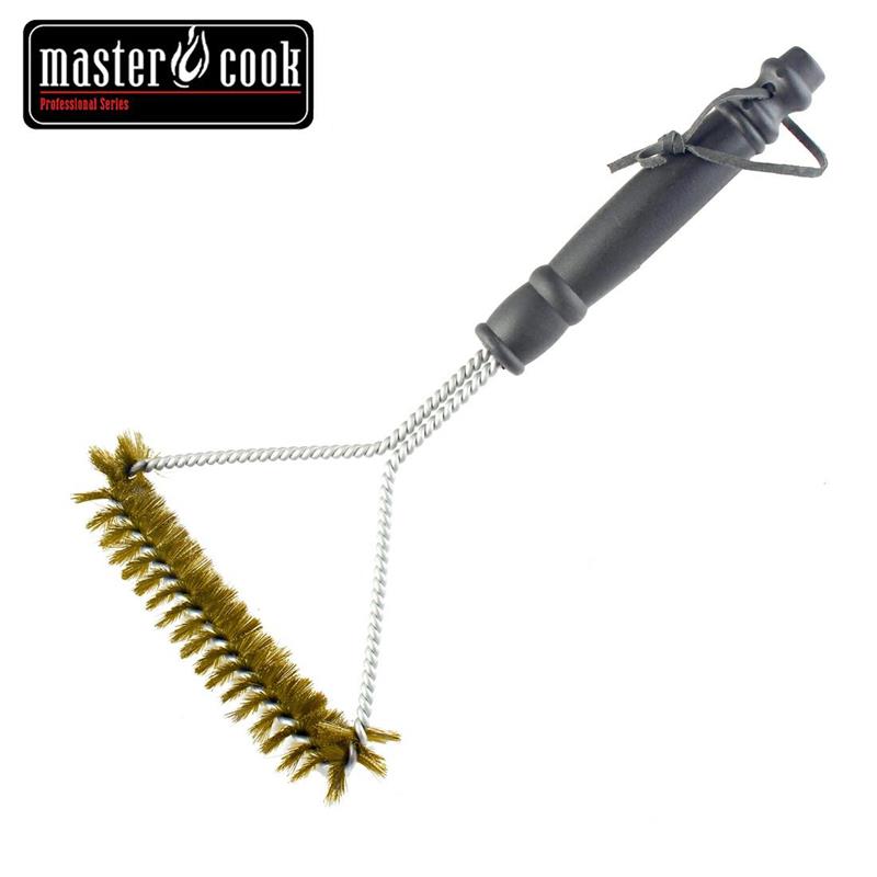 Spazzola per pulizia barbecue con setole resistenti Acciaio