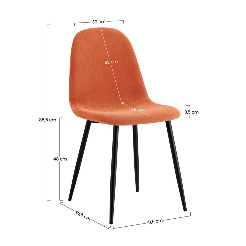 BELLA SEDIA ARANCIO #12