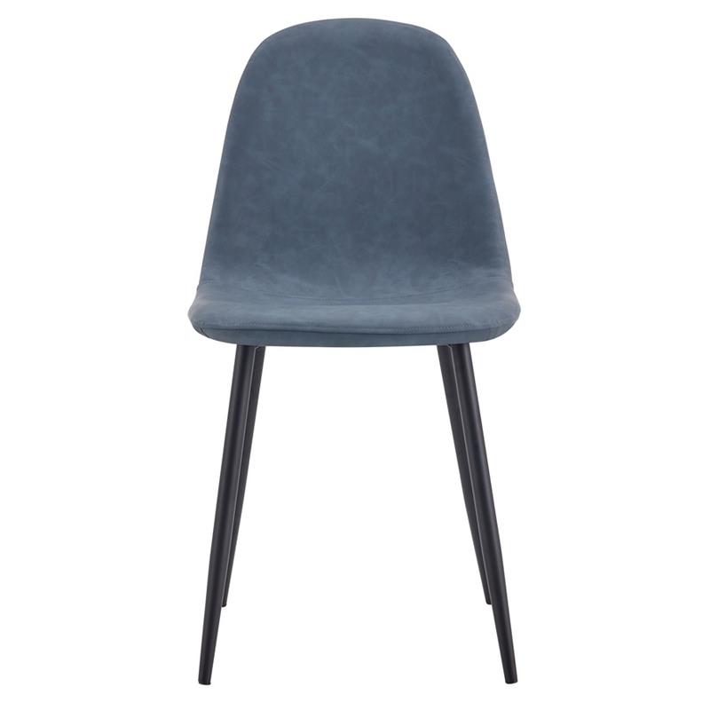 BELLA SEDIA ECOPELLE BLU #03