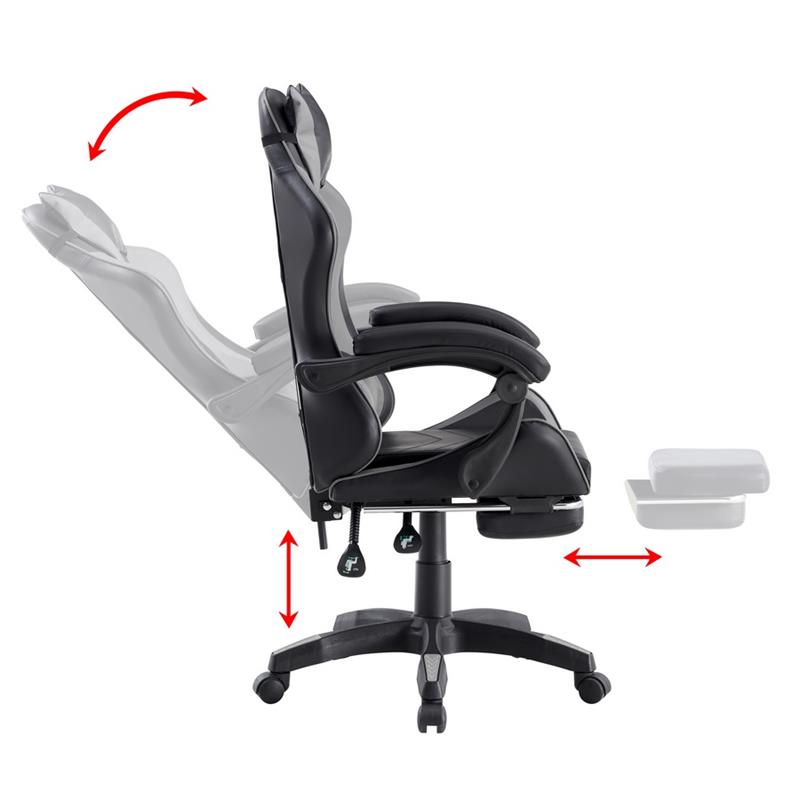 SEDIA GAMING GRIGIO/NERA