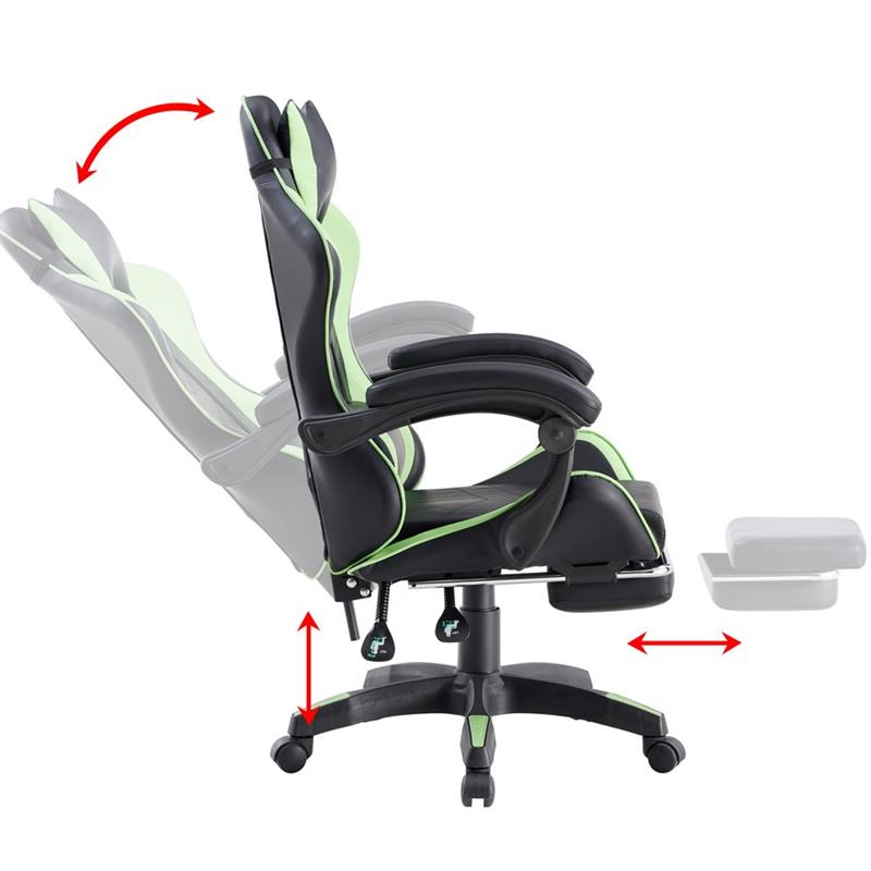 SEDIA GAMING VERDE/NERA