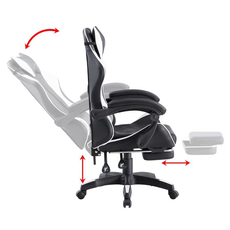 SEDIA GAMING BIANCO/NERA