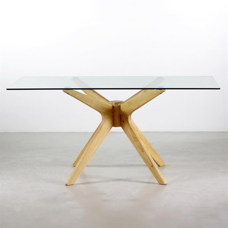 CANDICE TAVOLO TOP VETRO 160X90X74 CM