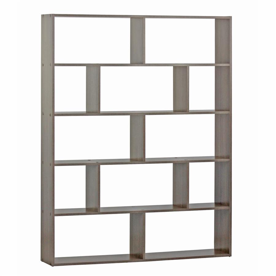 LINZ LIBRERIA ROVERE GRIGIO 124X24X160 CM