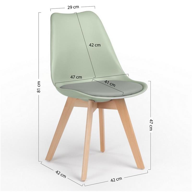 CANDICE SEDIA VERDE #70077