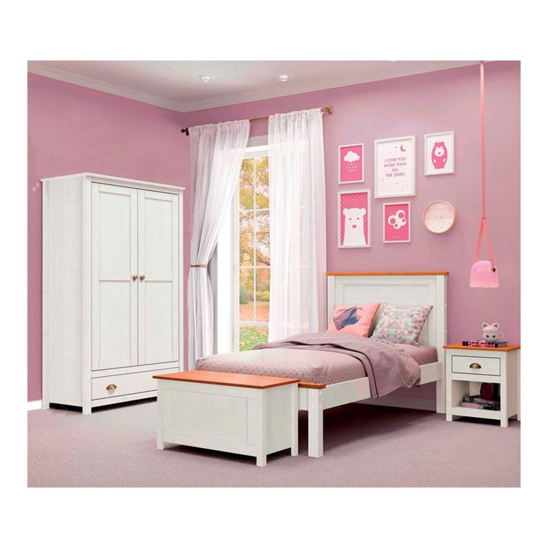 PROVENZA ARMADIO 2 ANTE 1 CASSETTO 90,8X53,5X185,5 CM