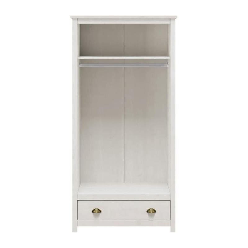 PROVENZA ARMADIO 2 ANTE 1 CASSETTO 90,8X53,5X185,5 CM