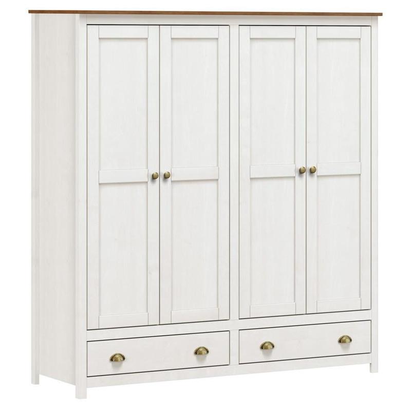 PROVENZA ARMADIO 4 ANTE 2 CASSETTI 176X53,5X185,5 CM