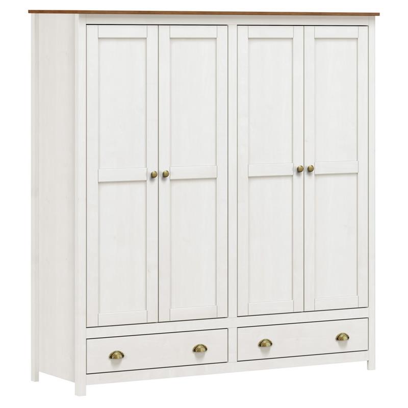 PROVENZA ARMADIO 4 ANTE 2 CASSETTI 176X53,5X185,5 CM