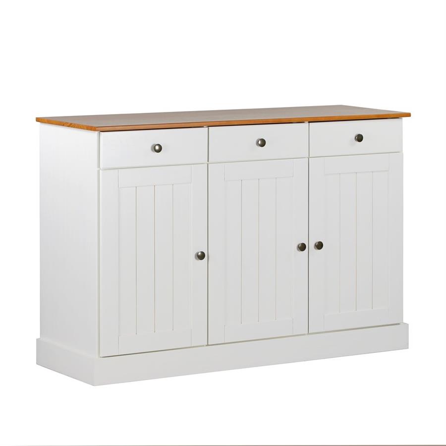 PROVENZA CREDENZA 3 ANTE 3 CASSETTI 128,4X43X85,5 CM