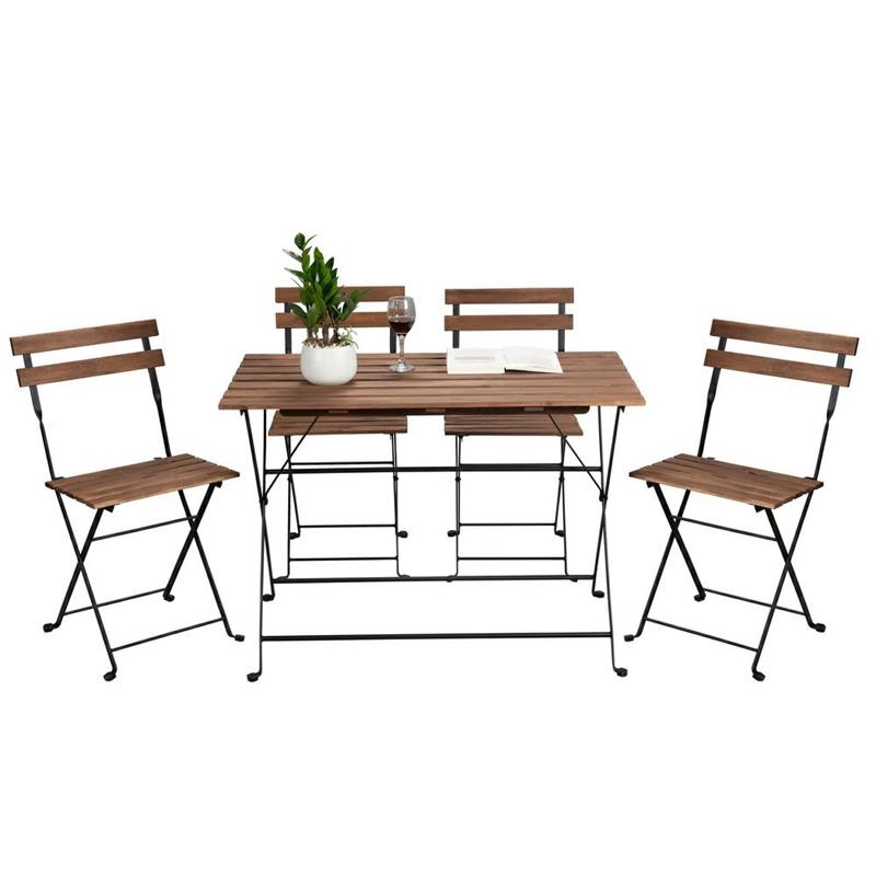 SET BISTRO NERO X4