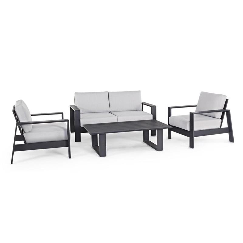 SET BARS ALLUMINIO GRIGIO