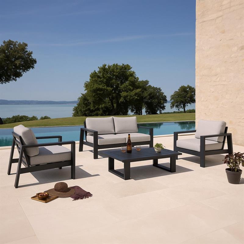 SET BARS ALLUMINIO GRIGIO