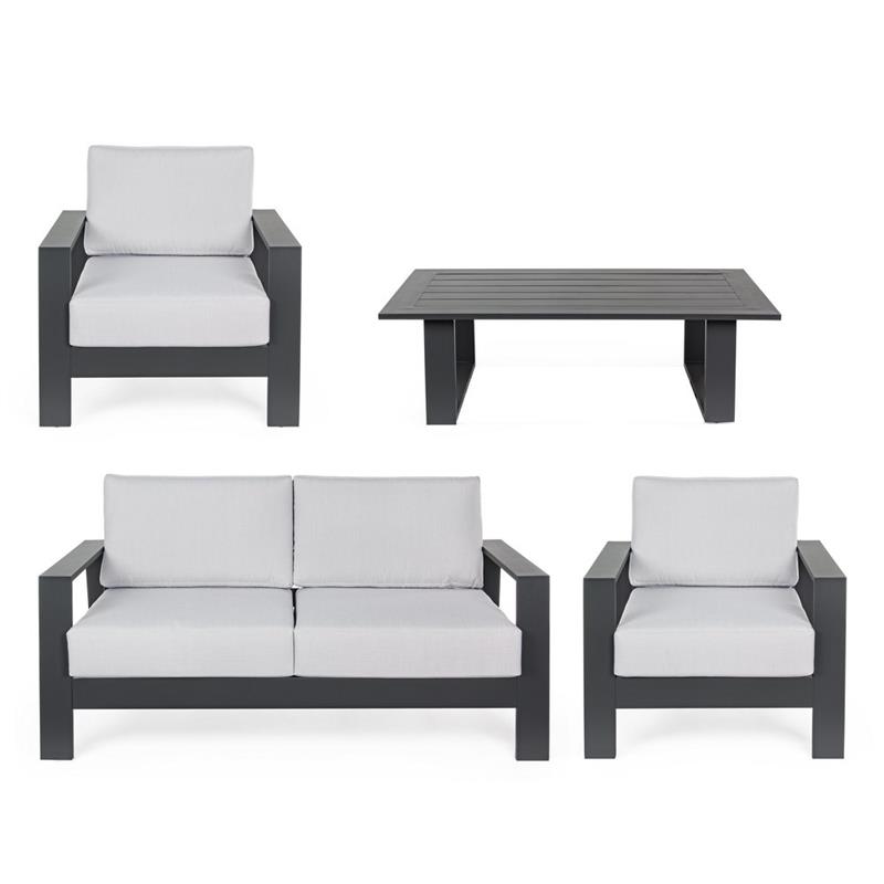 SET BARS ALLUMINIO GRIGIO
