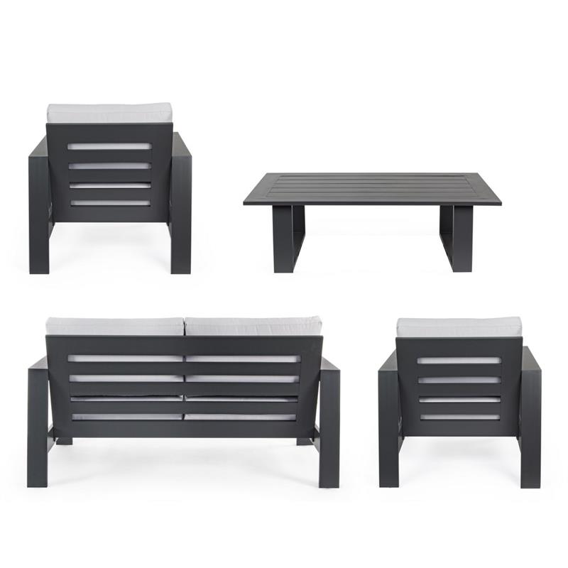 SET BARS ALLUMINIO GRIGIO