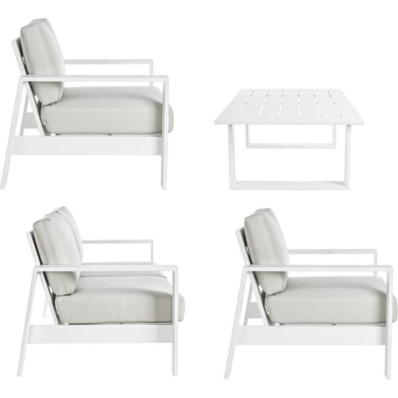 SET BARS ALLUMINIO BIANCO