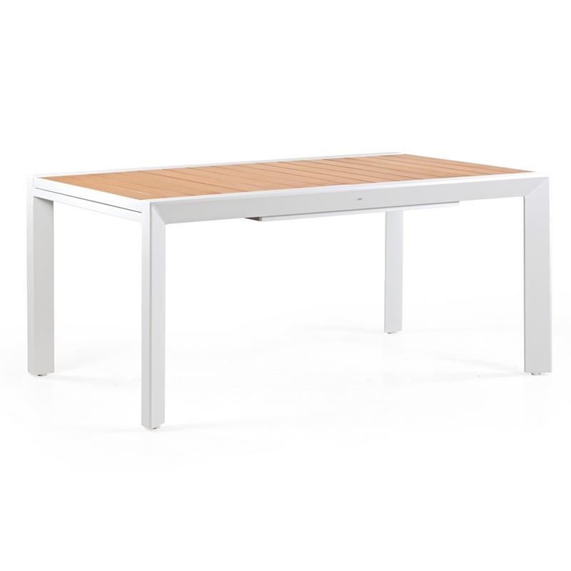 TV ALU + WOOD 160/240*100*075 BIANCO