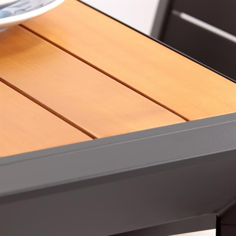 TV ALU + WOOD 160/240*100*075 GRIGIO