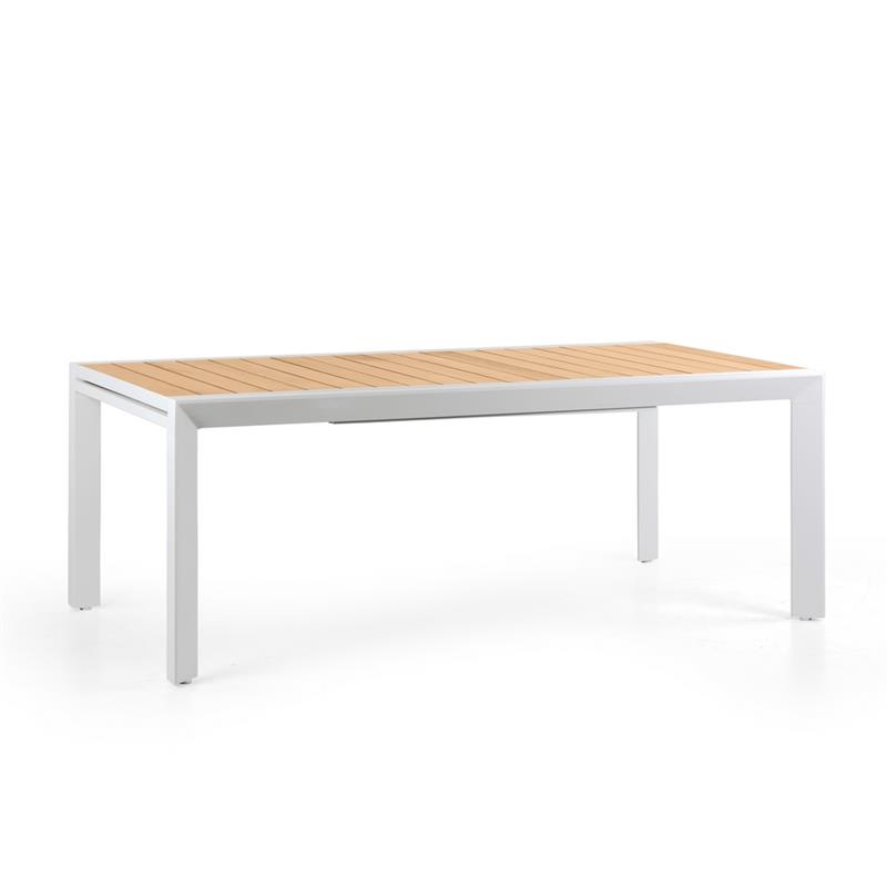TV ALU + WOOD 200/300*100*075 BIANCO