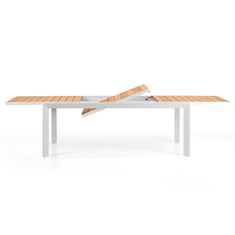 TV ALU + WOOD 200/300*100*075 BIANCO