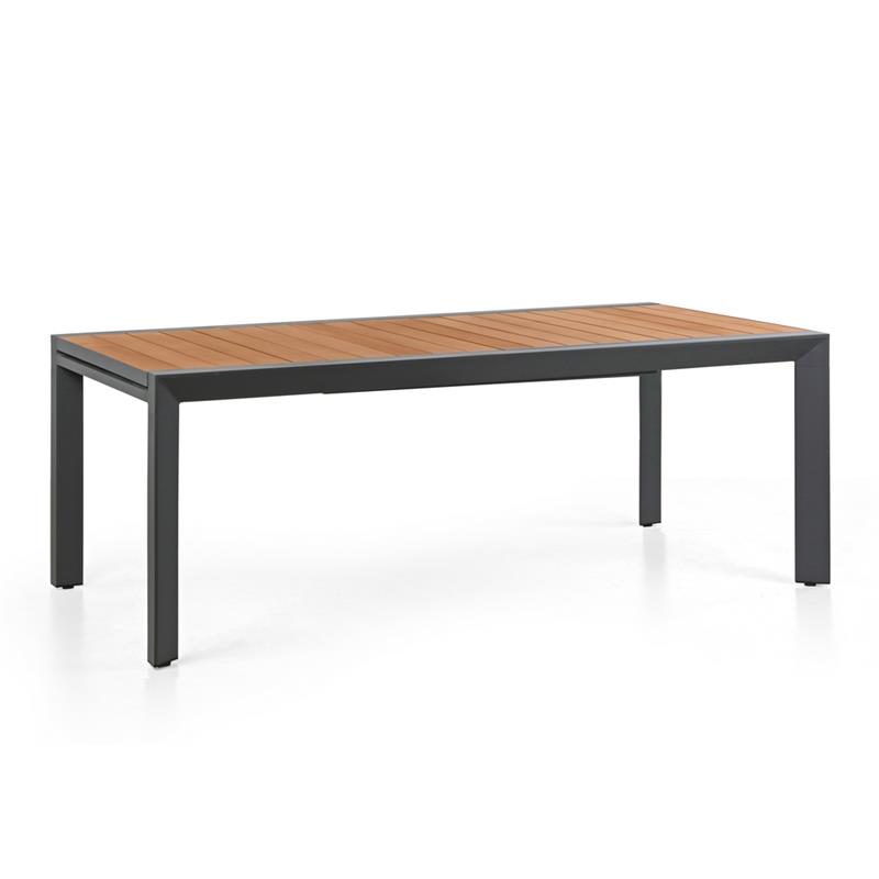 TV ALU + WOOD 200/300*100*075 GRIGIO