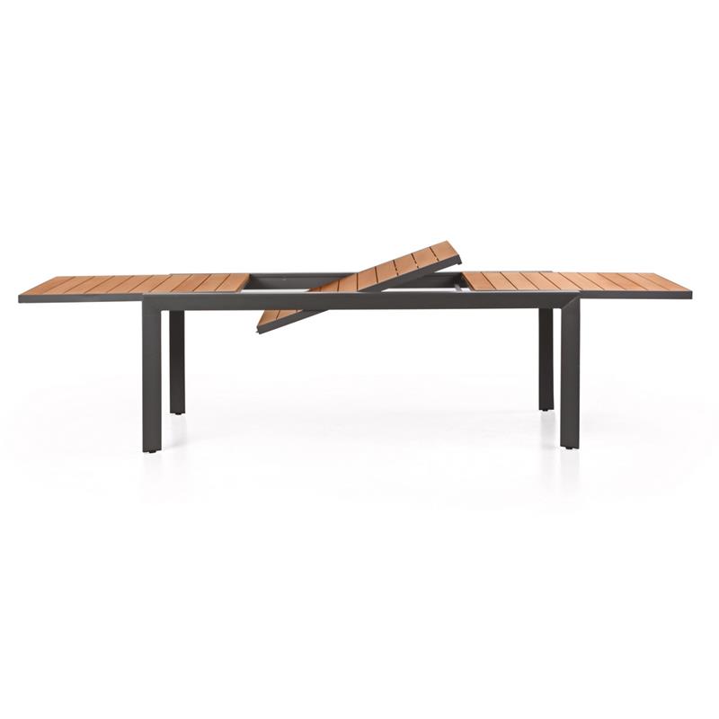 TV ALU + WOOD 200/300*100*075 GRIGIO