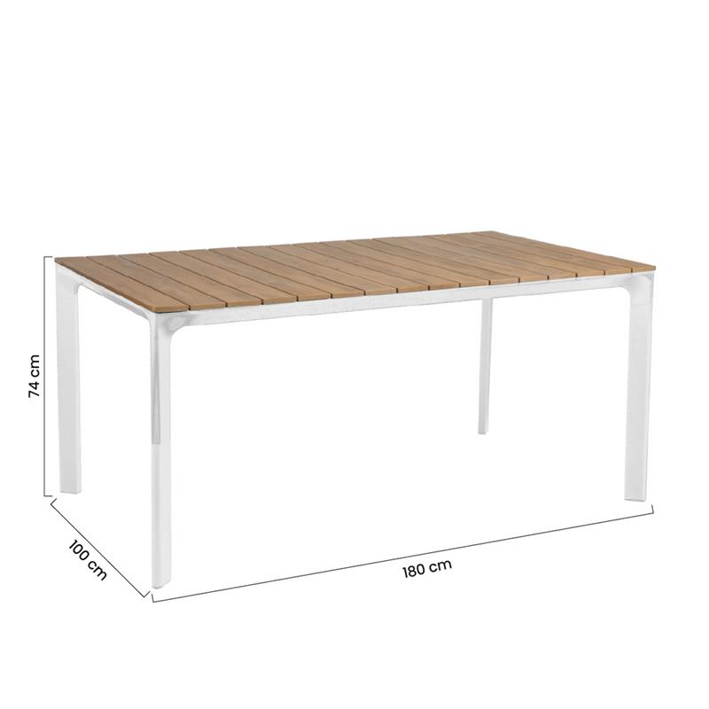 TV ALU + POLY 160*090*074 BIANCO