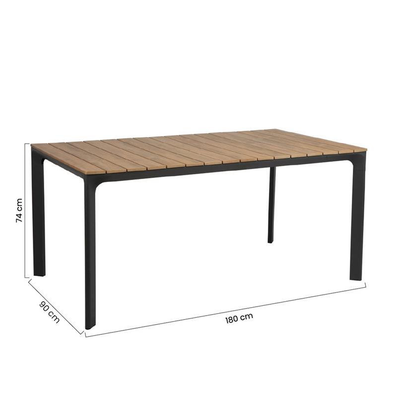 TV ALU + POLY 160*090*074 GRIGIO