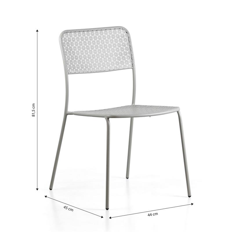 SEDIA STEEL AURA S/B  GREY