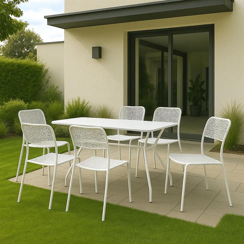 SEDIA STEEL AURA S/B  BIANCO