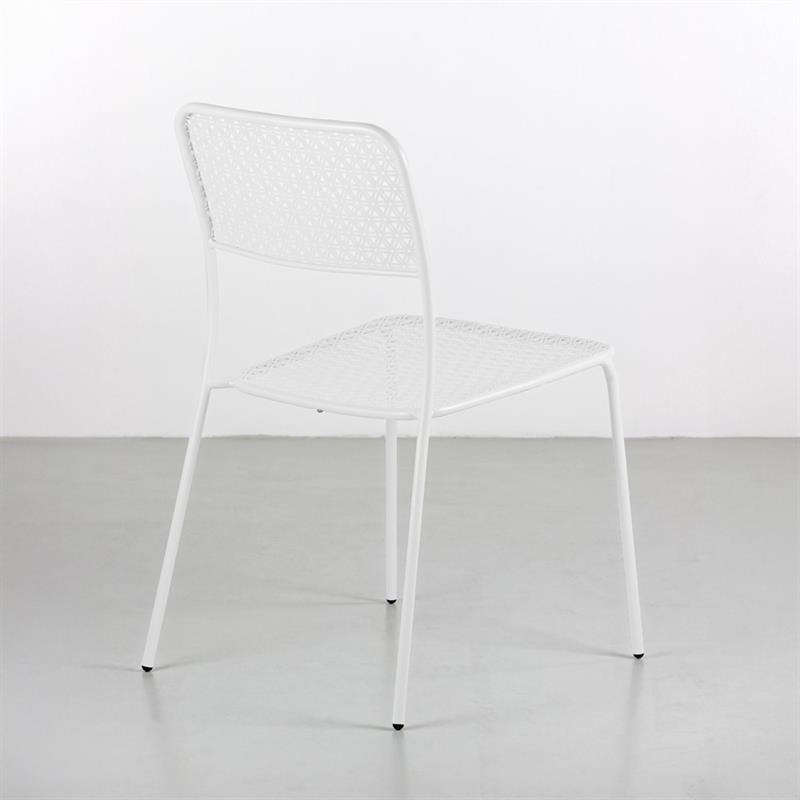 SEDIA STEEL AURA S/B  BIANCO
