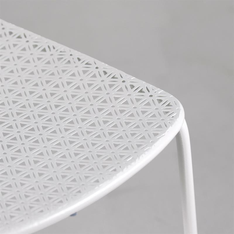 SEDIA STEEL AURA S/B  BIANCO