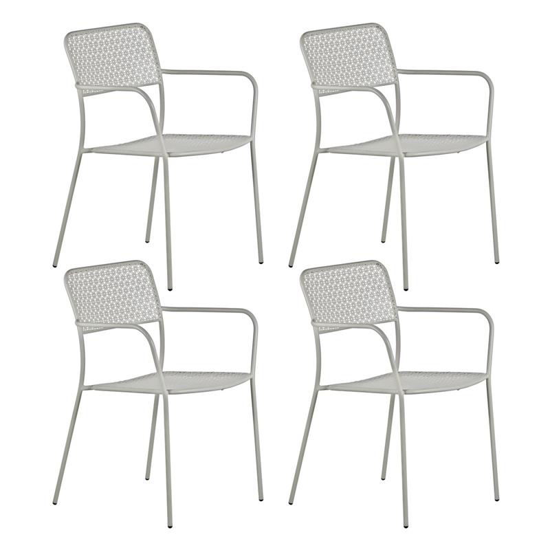 SEDIA STEEL AURA C/B GREY
