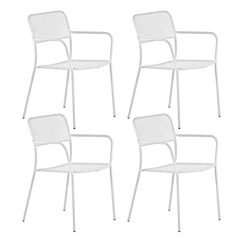 SEDIA STEEL AURA C/B BIANCO