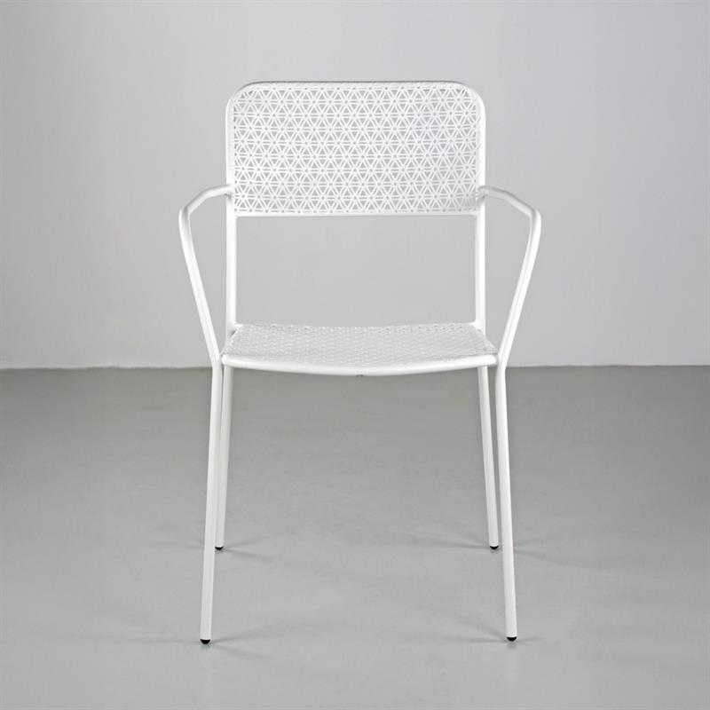 SEDIA STEEL AURA C/B BIANCO