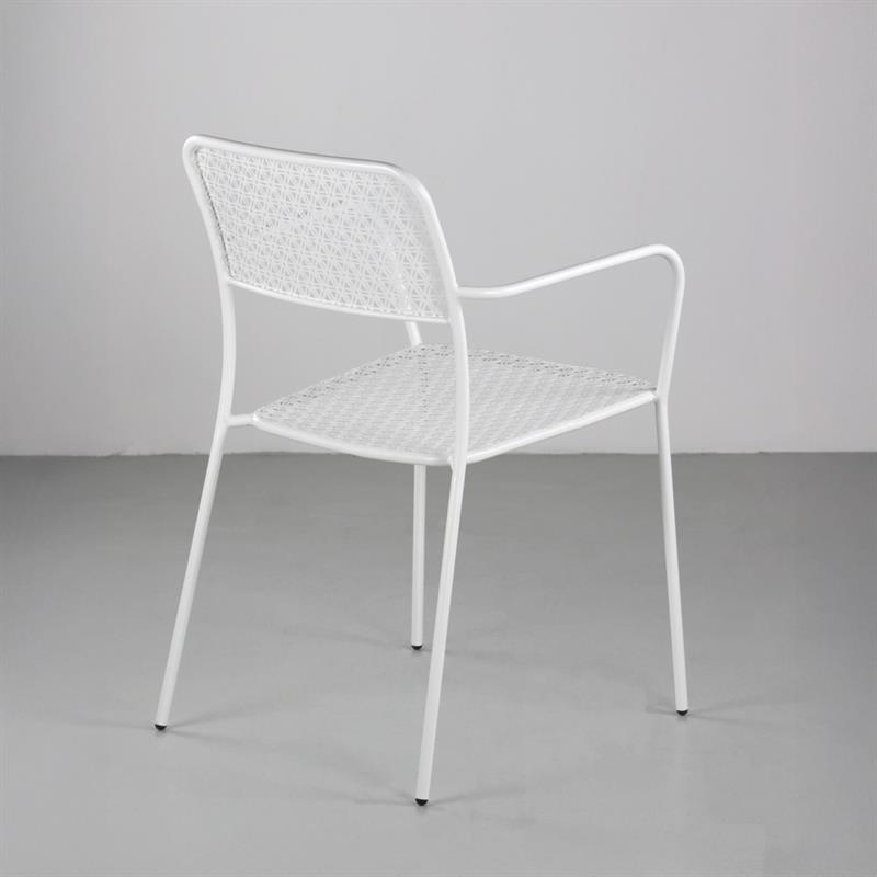 SEDIA STEEL AURA C/B BIANCO