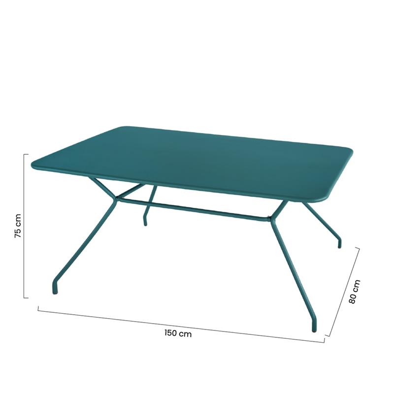 TV STEEL 150*080CM BLUE