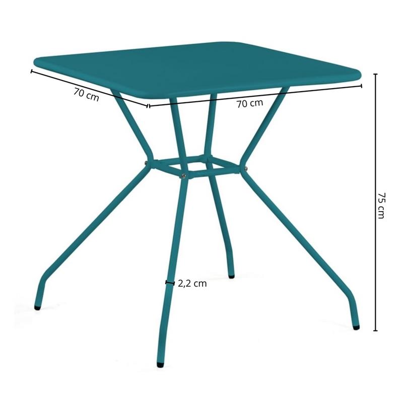 TV STEEL 070*070CM  BLUE