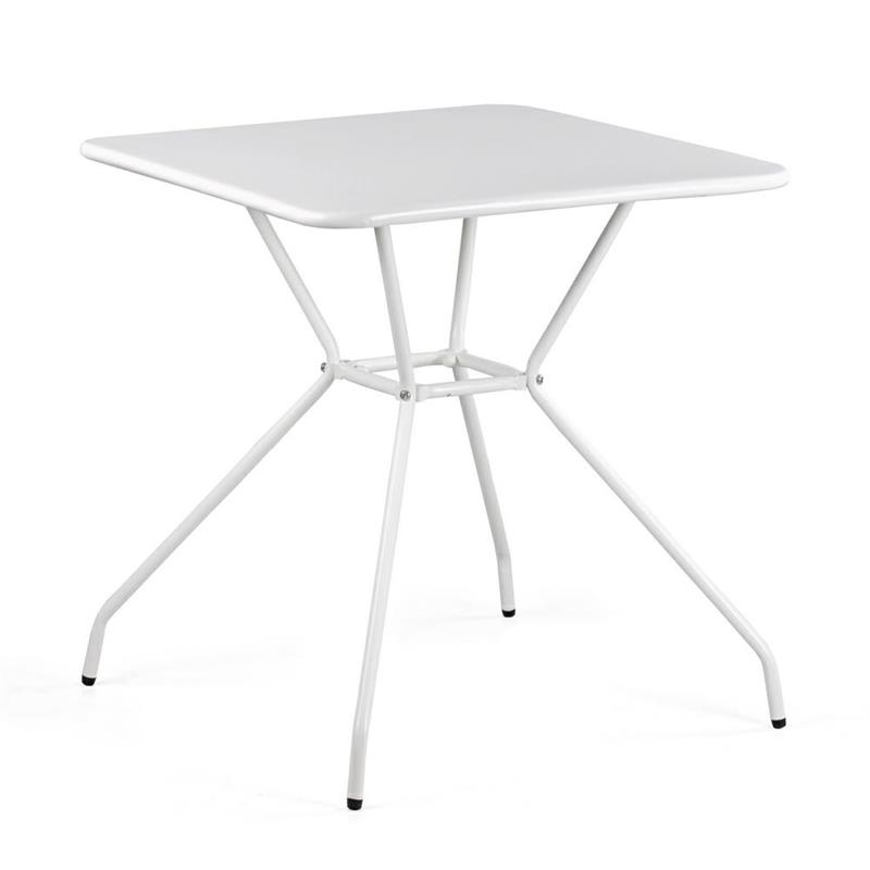 TV STEEL 070*070CM  BIANCO