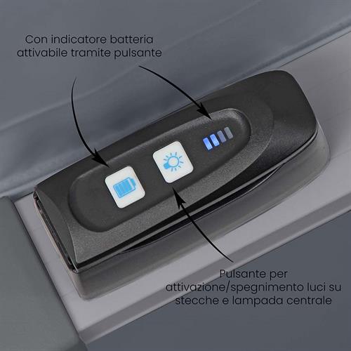 OMBRELLONE ROMA LIGHT 4*4 GRIGIO
