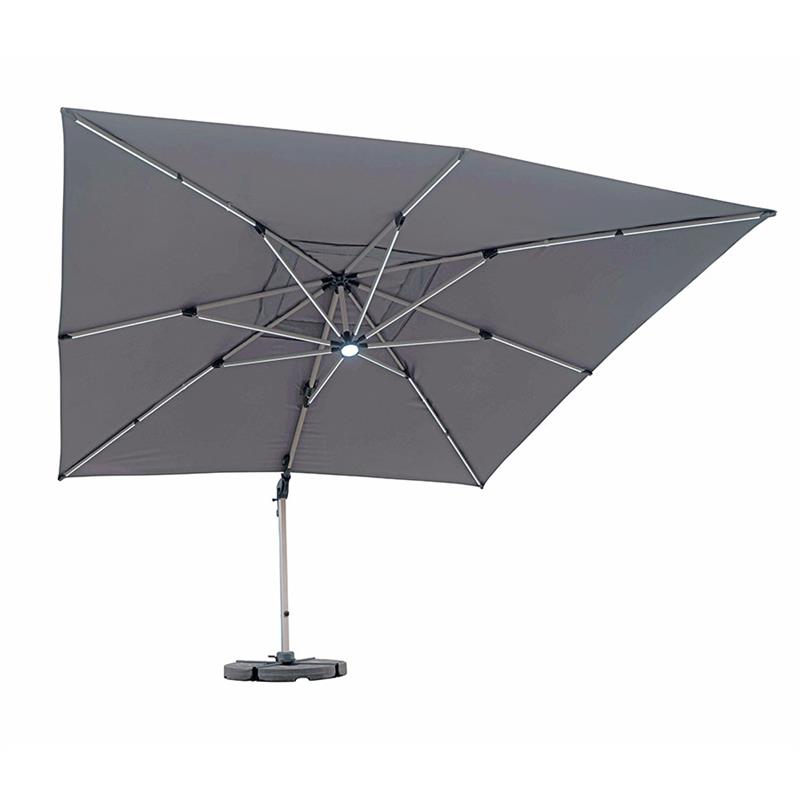 OMBRELLONE ROMA LIGHT 4*4 GRIGIO