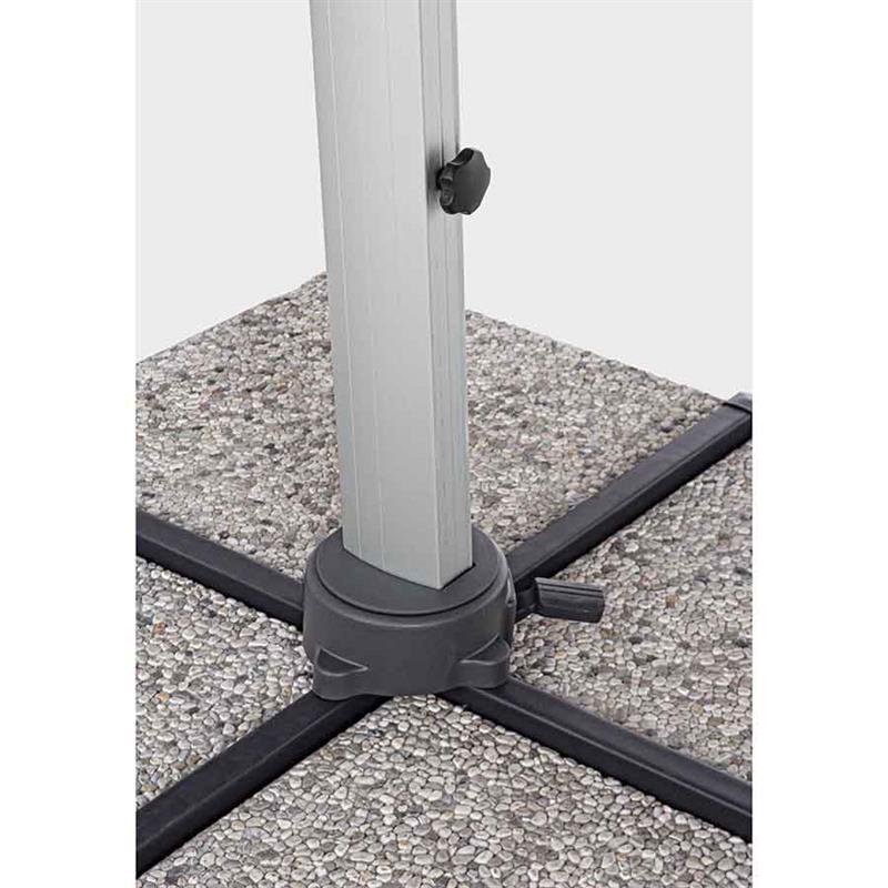 OMBRELLONE ROMA LIGHT 4*4 GRIGIO
