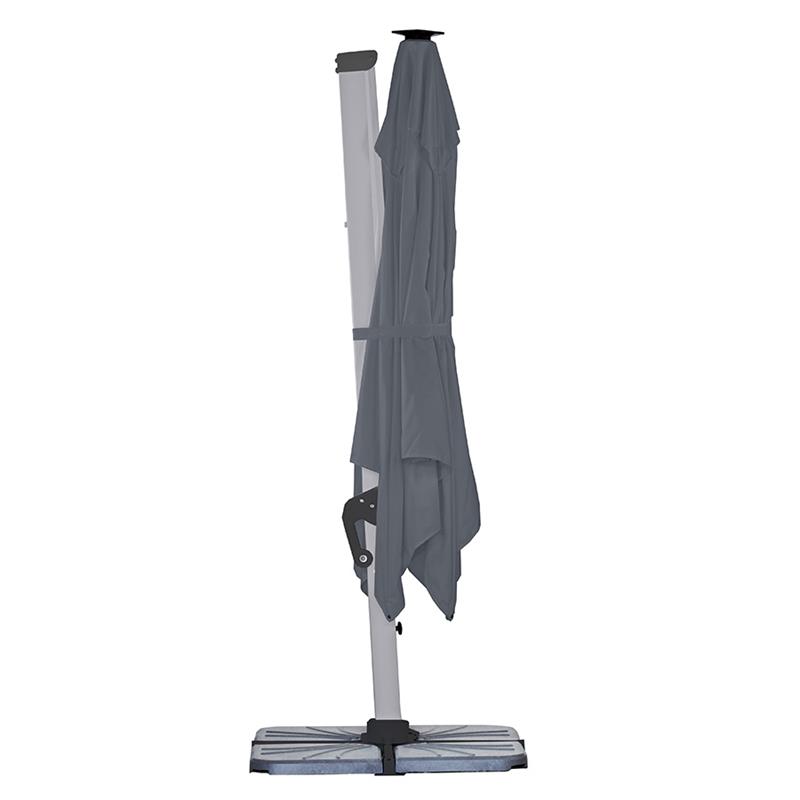 OMBRELLONE ROMA LIGHT 4*4 GRIGIO