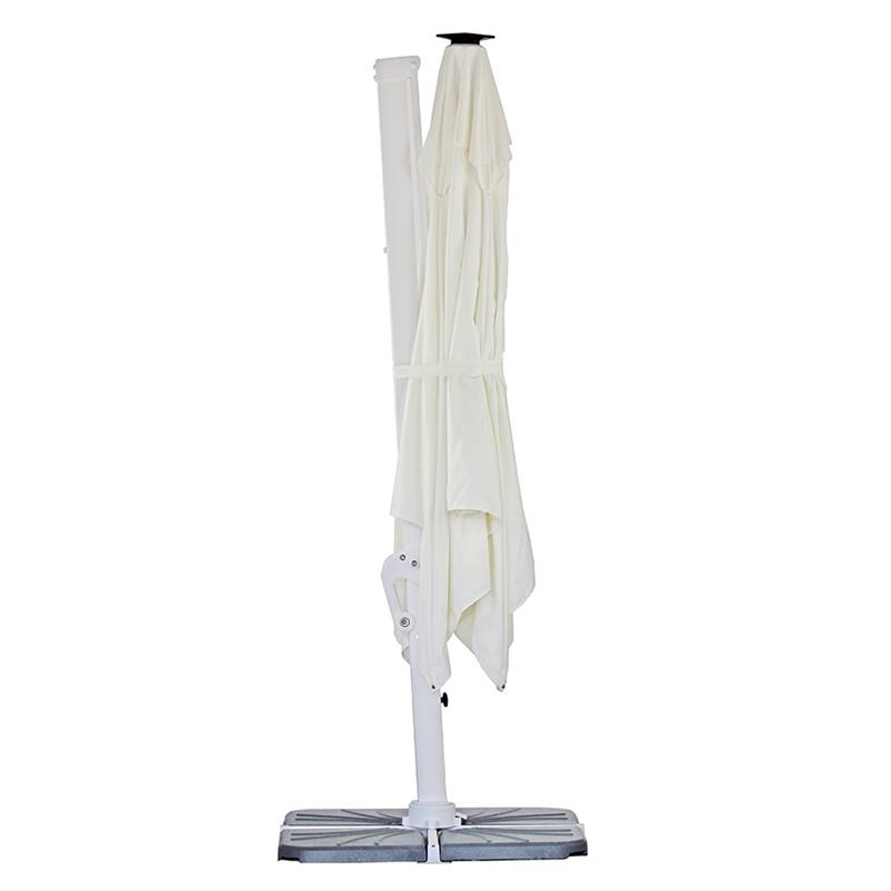 OMBRELLONE ROMA LIGHT 3*3 BIANCO
